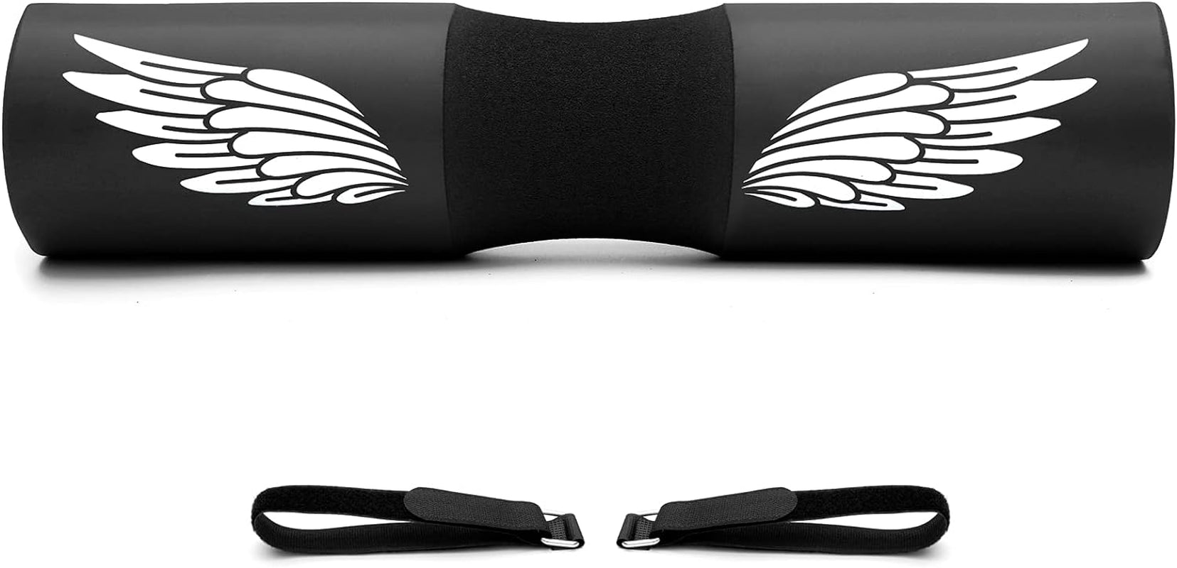 Squat Pad Barbell Pad for Hip Thrust, Shoulder&Neck Support Weight Bar Pad for Olympic or Standard Bars with Straps